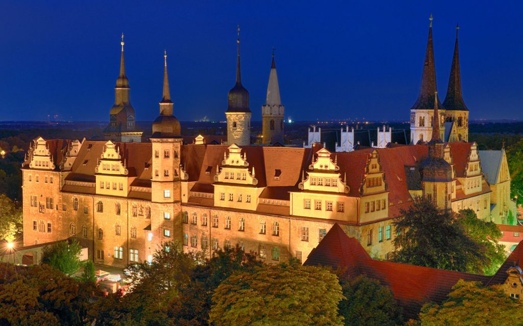 Dom zu Mersebrug bei Nacht | Best Western Hotel Halle-Merseburg